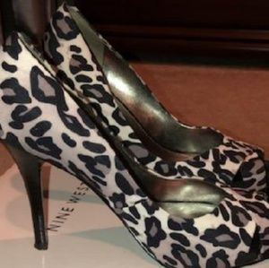 Animal print heels